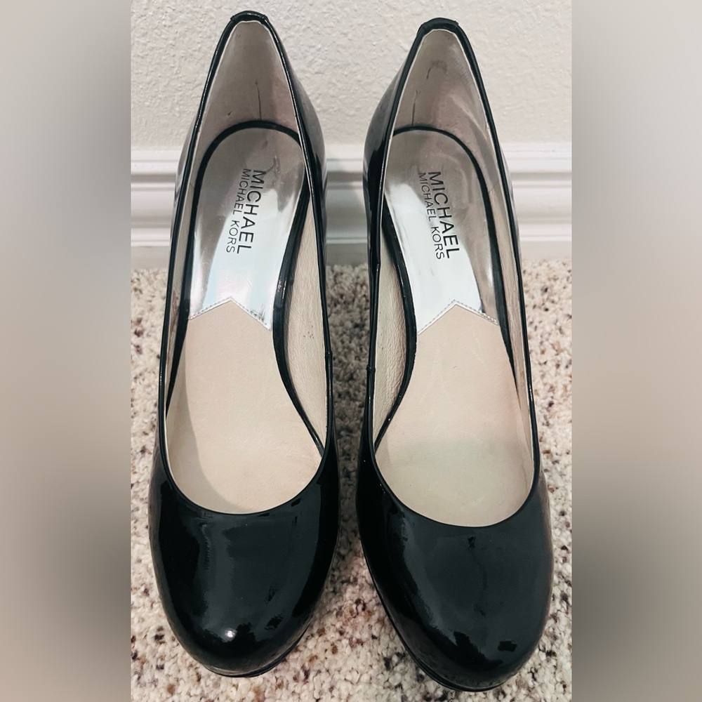 Michael Kors Black Patent Heels